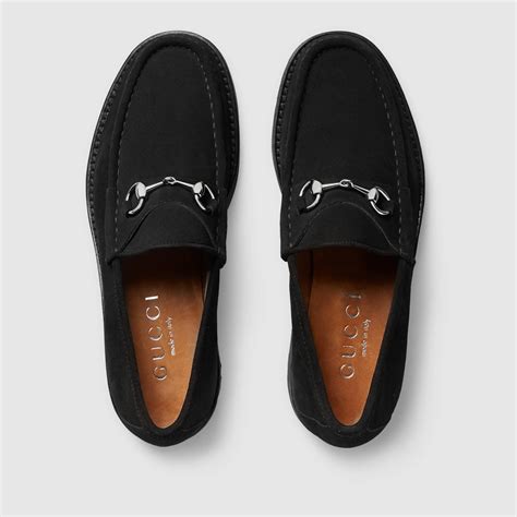 gucci black loafers|gucci loafers suede.